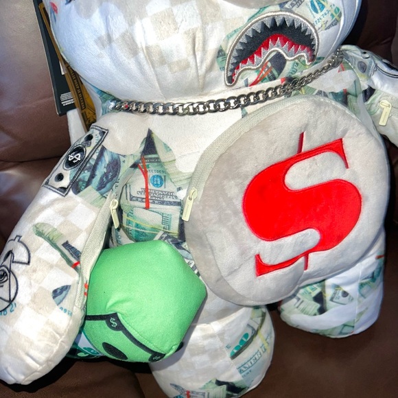Sprayground Money Teddy Bag ✨ - Picture 2 of 3